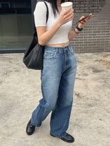 Side line over denim