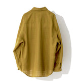 マランポケットチェックシャツ / MARANG POCKET CHECK SHIRT_MUSTARD