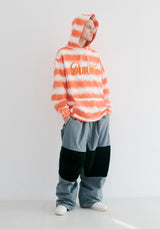 タイダイフーディ / BSR2223FWPO008 BS TIE-DYE HOODIE ORANGE