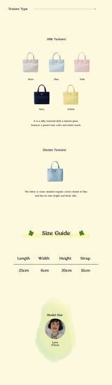 Mari Silk Tote Bag_Blue