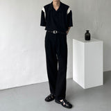 BL ショルダーカラーカラーTシャツ / BL Shoulder Color Collar Tee