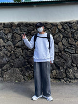 ルアワンタックワイドデニムパンツ/LUR ONETUCK WIDE DENIM PANTS(2COLOR)