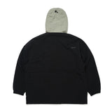 ワイドフーディージャケット/BSR2223FWJK047 WIDE HOODED JACKET BLACK