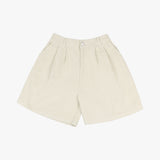 CORDU TUCK HALF PANTS