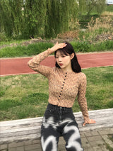 ウェーブプリントデニムパンツ