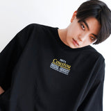 ワイドオーバーフィットショートスリーブTシャツ / (Coustou)wide overfit short sleeved T-shirt