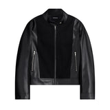 デニムレザーレーシングジャケット / Denim Leather Racing Jacket