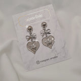 ロイヤルベイビーエンジェルイヤリング - ショート  / Royal Baby Angel Earring - Short (Silver) (Kep1er Chaehyun, Yeseo, Xiaoting Earrings)