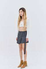 アンダーツイストニットカーディガン/Under Twisted Knit Cardigan (4 colors)