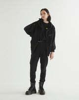 SM:]E ZIP UP HOODIE BLACK (6608594141302)