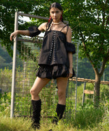 CORSET BLOUSE (BLACK)