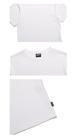 レタリング トーン オン トーン Tシャツ / CHARMS LETTERING TONE ON TONE T-SHIRT WH
