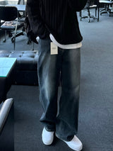 ドローダークブルーデニムパンツ / DROW DARK BLUE DENIM PANTS(ONE COLOR)