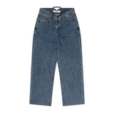 セミワイドストレートフィットスリットデニム / CLASS:y RIWON WORN SEMI WIDE STRAIGHT FIT SLIT DENIM PANTS [6873]