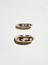 RHOMBUS CARVED RING (THICK/GOLD)