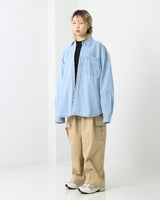 オーバーフィットデニムシャツ / Overfit WP Denim  Shirt_2color