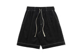 ダブルストリングハーフパンツ / DOUBLE STRING HALF PANTS_BLACK
