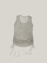 NETTING KNIT TOP [ ASH GRAY ]