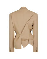 ピンチドテーラードジャケット / DOZI - Pinched Tailored Jacket _ Beige
