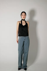 シルクスカーフスリーブレスセット / Silk Scarf sleeveless Set (2color)