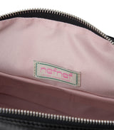 glossy ribbon duffle bag_black