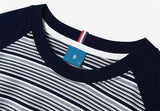 ソリッド＆ストライプエアコンフォートショートスリーブTシャツT67/Solid & Striped Air Comfort Short Sleeve T-shirt T67 Navy