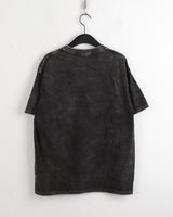 リミッティングビンテージプリントボキシーピグメント半袖Tシャツ
