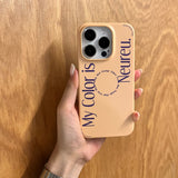 マイカラーケース / My Color Case (Yellow Slim Hard)