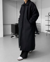 メゾンウールマックコート/SK Maison Wool Mac Coat (2 colors)