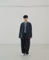 WARM-FLEECE HERITAGE CARDIGAN (Charcoal) / ウォームフリースヘリテージカーディガン
