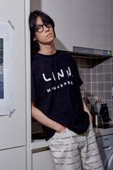 Logo tee ( BLACK ) (6594780627062)