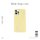 Basic logo case (light yellow) (6661118623862)