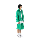 Cロゴワンタックサテンショートパンツ / C LOGO ONE TUCK SATIN WIDE SHORT PANTS