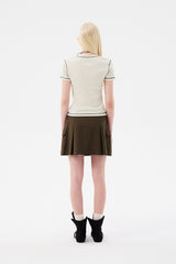 チェリーキャップスリーブTシャツ / CHERRY CAP SLEEVES T-SHIRT [IVORY]