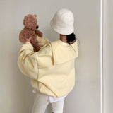 [BELLIDE MADE] Sailor Loose Fit Double-Sided Raised Half Zip-Up Sweat