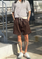 コードュロイハーフパンツ