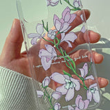 デルフィニウム スマホケース/Pink Delphinium (Galaxy) Jelly Case