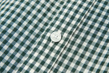 ギンガムチェックシャツS101/Gingham Check shirt S101 Green