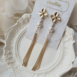 Longdrop Golden Flower Piercing