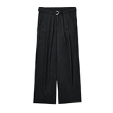 マティックスリラックスベルトパンツ / MATIX RELAXED BELTED PANTS_BK