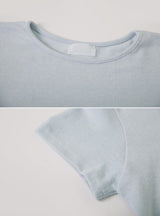 ソフトアンゴラ半袖Tシャツ (5color)