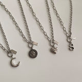 ムーン2ウェイボールドネックレス/dfe Moon Two way Bold Necklace