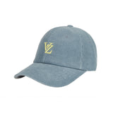 3D Monogram pigment Washing Corduroy Over Fit Ball Cap Sky
