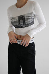 サイドシティクロップTシャツ / Side City Crop T-shirt (2color)