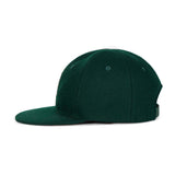 VA Square Applique Wool Baseball Cap / Deep Green