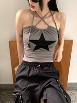 アメルウォーターバームフェスティバルホルターXビーズストラップスター/Amel Waterbomb Festival Halter X Beads Thong Star Pear