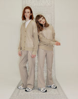 WAFFLE FISHNET SWEATER BEIGE (6691447439478)