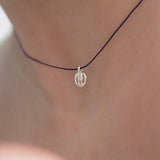 ラウンデッドシルバーペンダントネックレス / [CCNMADE] Rounded Silver Pendant Necklace (3color)