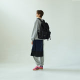 [After Pray Edition] 2-Pocket Cotton Cargo Rucksack (Black&Nickel)