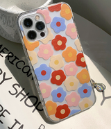 パステルフラワービビッドCフォーンケース / Pastel Flower Vivid C Phone Case